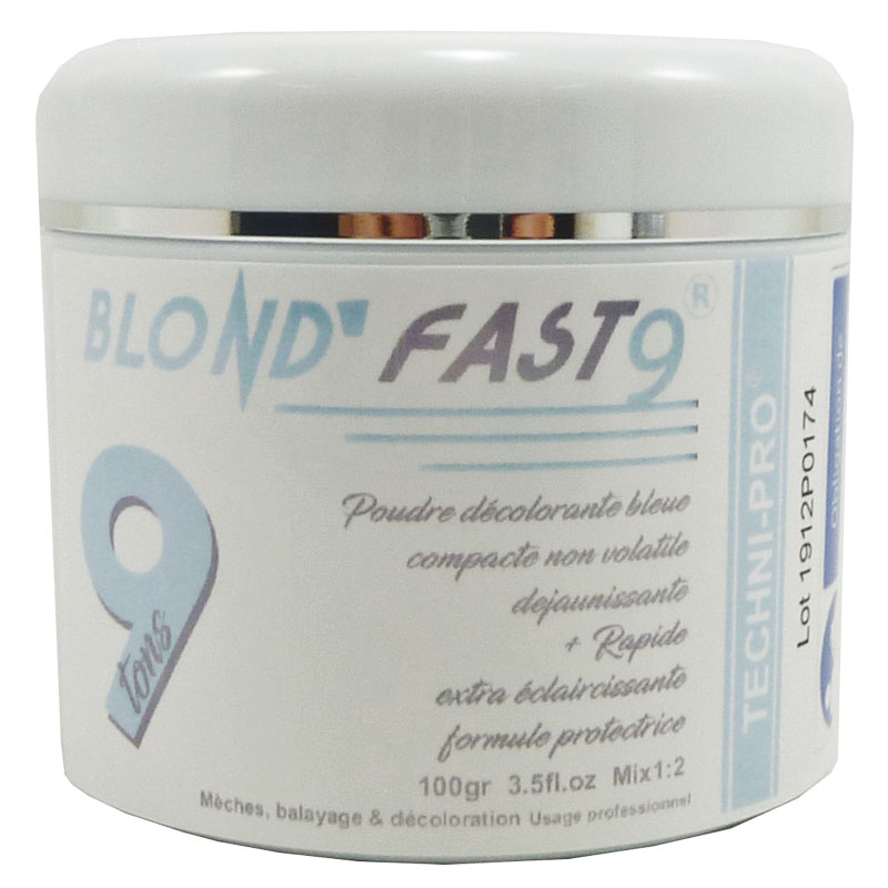 Blond'Fast 9 poudre decolorante 9 tons 100gr